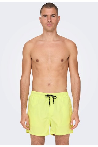 Only & Sons Erkek Onsted Deniz Şortu 22021832 Limon Narçiçeği
