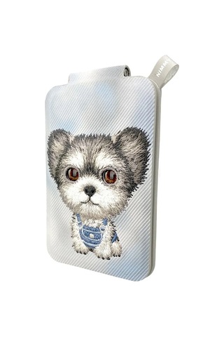 Premium Nimmy Magsafe Mavi Yorkshire Terrier 3d Standlı Model Cep Telefonu Telefon Tutucu