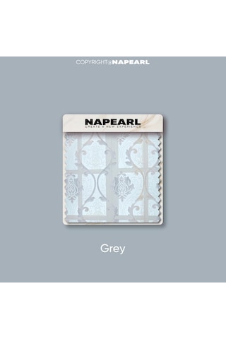 Gri 1 Pc Napearl Yumuşak Tül Perdeler Oturma Odası Yatak Odası Ev Dekor İçin W100cm X L130cm Gri