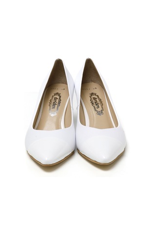 Topuklu/ Stiletto Kadın Rc-4007 Deriden Beyaz Beyaz