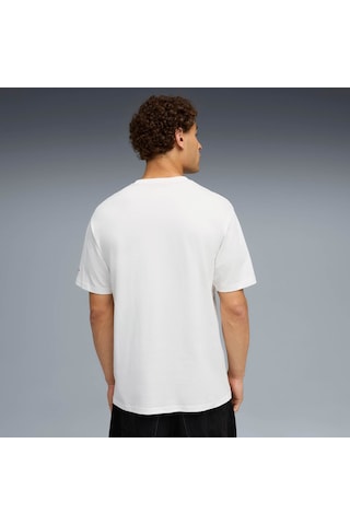 Puma F1 Essentıals Graphıc Erkek Tişört 632652 02 Beyaz