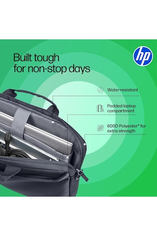 Hp 16 Inç Laptop Evrak Çantası, 600d Geri Dönüşümlü Polyester, 12 Çok Renkli