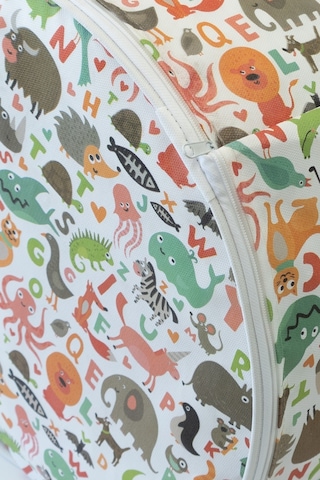 Vedsey Silindir Hayvan Desenli Çok Amaçlı Düzenleyici Hurç 45 x 50 CM Beyaz