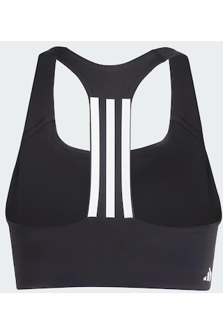 Adidas Iq3369 Power Impact Training Medium-Support 3-Stripes Siyah Sporcu Sütyeni 001