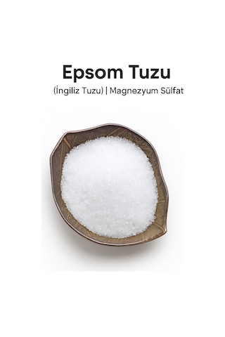 Epsom Tuzu 500 G İngiliz Tuzu Ayak Banyosu Ve Peeling %100 Doğal -katkısız