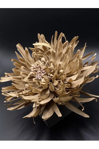 Amely Rid Kumaş Büyük Broş Toka "kore Pembesi Çiçeği" 208118038 Kakao