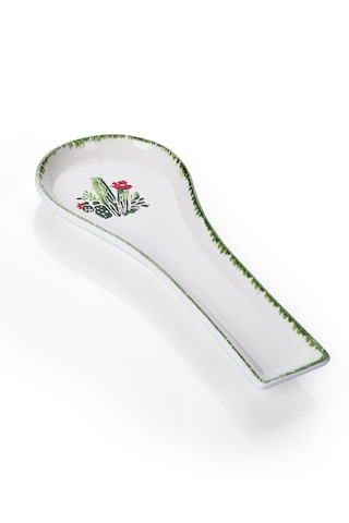 Piatti Naturali Seramik Kirli Kaşıklık Tezgah Üstü Kepçe Kaşık Altlığı