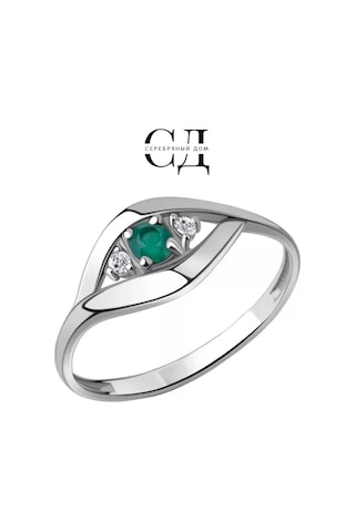 Serebranyj Dom Doğal Akik Taşlı 925 Ayar Gümüş Yüzük 194848042 Gri