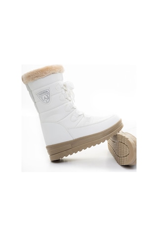 Gimer - Paraşüt Model Beyaz Kar Botu - Kav0702Fg Beyaz