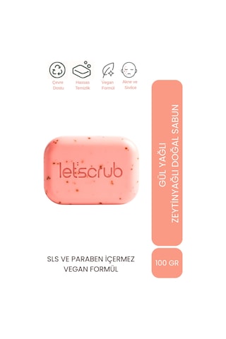 Zeytinyağlı Doğal Gül Özlü Sabunu Canlandırıcı Ve Onarıcı 100gr Diğer