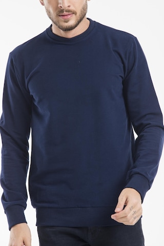 Süperlife Erkek Bisiklet Yaka Regular Fit İnce Sweatshirt Spr 20k30 NAVY