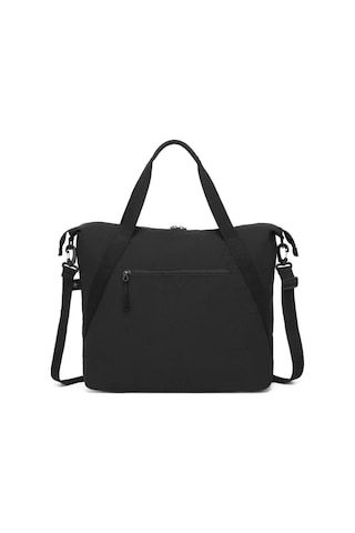 Smart Bags Mikro Poly Kumaş Büyük Boy Kadın Omuz Çantası Siyah