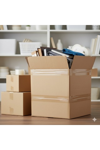 100 Metre Şeffaf Koli Bandı 6'lı Paket Dayanıklı Ve Güçlü Yapışkan