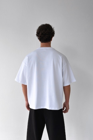 Flaw Atelıer Basic Boxy Fit Beyaz Tişört-29577