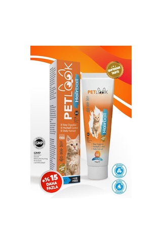 Petlook Kediler İçin Malt Macun Hairball İçerikli 115 G