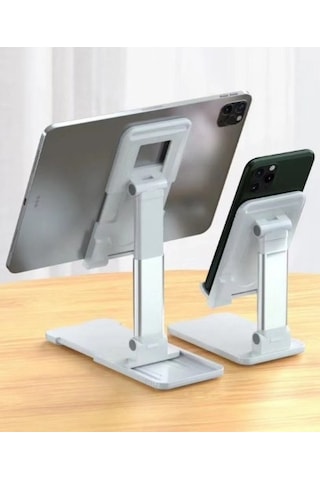 Portatif Ayarlanabilir Katlanır Telefon Ve Tablet Masaüstü Standı