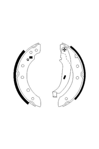 Renault Clio Symbol Arka Fren Balatasi 1998-2013 7701206962 0986487585 1.4, 1.2, 1.5 Dcı