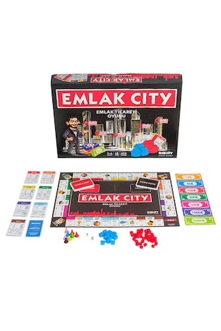 Mega City Dünya Şehirleri Emlak Ticaret Oyunu 2-6 Kişilik - Siyah