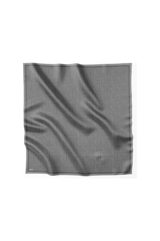 Belli İpek Twill Eşarp 4209d01 Gri