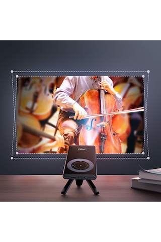 Yaber T1 Akıllı TV Box 110 Ansı Lumen 5 Mini Portatif Projeksiyon