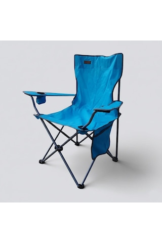 Madfox Campseat X90 Katlanır Kamp Sandalyesi Taşıma Çantalı Mavi