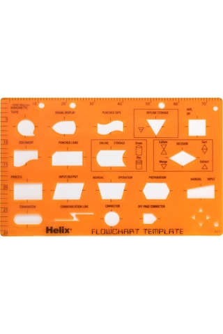 Helix Maped Süreç Şablonu Flowchart Template X08771