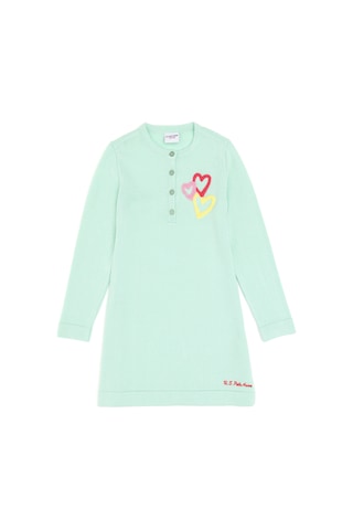 U.s. Polo Assn. Kız Çocuk Su Yeşili Elbise Triko 50297180-vr048 Su Yesılı Su Yeşili