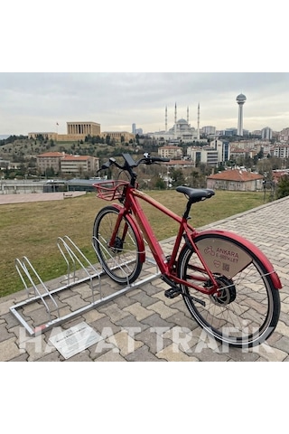 Bisiklet Park Yeri Dörtlü Galvaniz Eko, Park Demiri