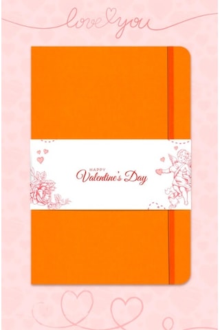 Tarihsiz Klasik Defter Rec Note 13x21 Çizgili Turuncu