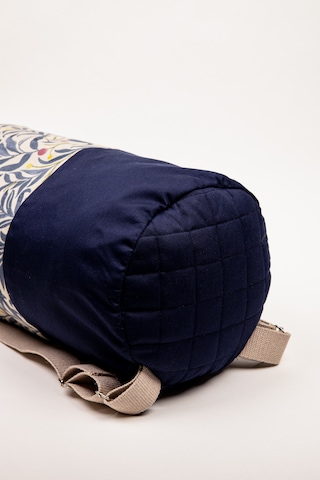 Fabric Craft Bag Sırt Çantası Büyük Boy Unisex Duck Kumaş Günlük Spor Seyahat Çantası Lacivert - Krem