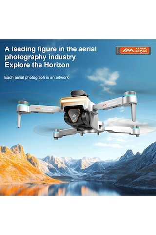 360 Engel Algılama Sensörlü Katlanabilir Uzaktan Kumandalı Drone - Ekranlı Kumanda