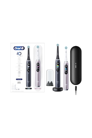 İo - 9 Siyah/pembe 2'li Şarjlı/elektrikli Diş Fırçası Seti Diğer