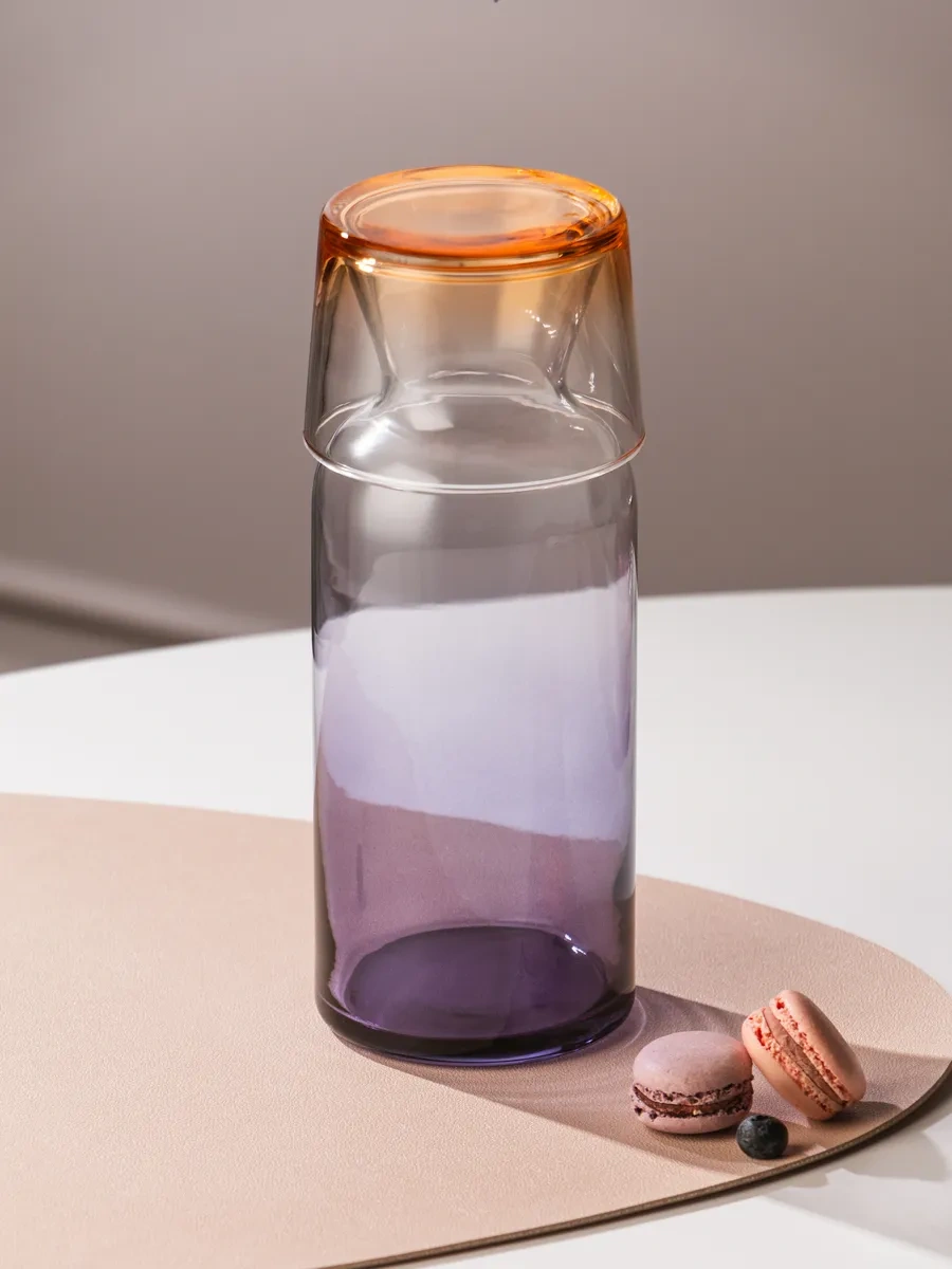 Lefard Colors Kapaklı Su Sürahisi Ve Bardak 700 Ml 170419086