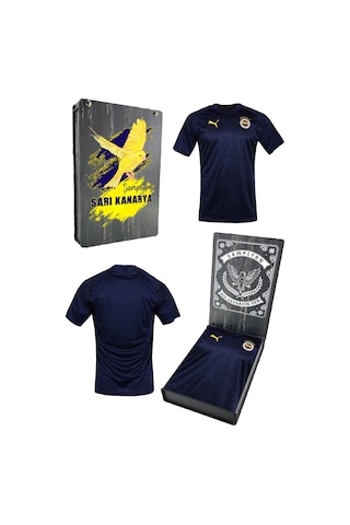 Fenerium Fenerbahçe Lacivert Antrenman Çocuk T-shirt Ahşap Kutulu 001