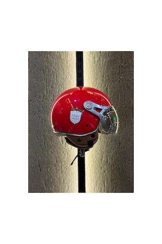 Retro Açık Kask Kırmızı Kırmızı