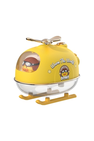 Icarer Ailesi Ifjsq07 Karikatür Nano Sprey Atmosfer Gece Lambası Nemlendirici, Özellik: Şarj Ediyor Sarı