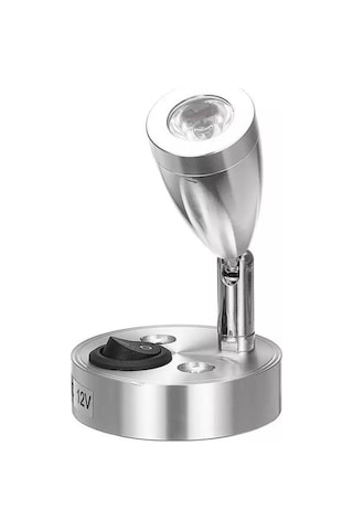 Karavan & Tekne Döner Tip Led Okuma Lambası 12v - Gri