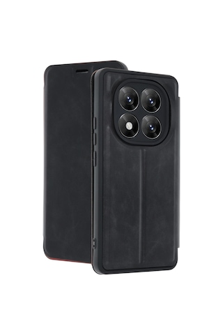 Uryport Xiaomi Redmi Note 14 Pro 5g Kılıf Flip Cover - Siyah