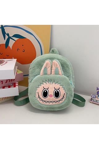 Reedark Sevimli Çizgi Film Karakterli Çocuk Omuz Çantası - Yumuşak Ve Eğlenceli Pembe