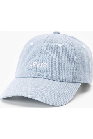 Unisex Kadın Erkek Açık Mavi Jean Kot Şapka D7952-0007-11511 Açık Mavi