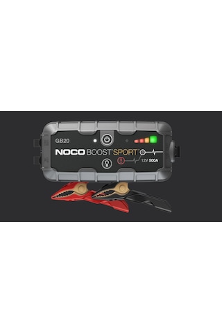 Noco Boost Sport Gb20 12v 500 Amper Lityum Akü Takviye + Powerbank + Led Lamba