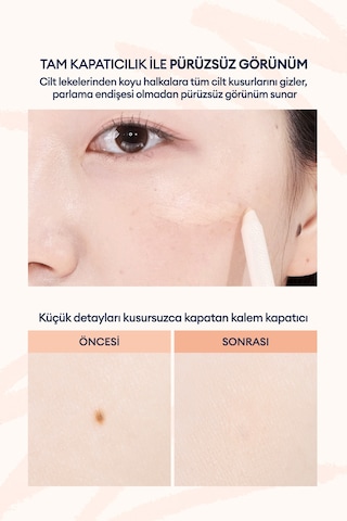 Renk Düzenleyici Kalem Kapatıcı Somon Mercan Rengi Perıpera Mood Fit Pencil Concealer 001coversalmon 001