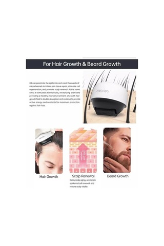 0.75 Bio Rulo G4 Mikroiğne Masajı 1200 Pins Titanyum Iğneler Sakal Saç Büyüme Bakımı Derma Rulo Yüz Cilt Bakımı Dermaroller Ik67f6 Çok Renkli