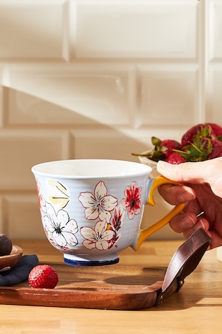 Emsan Jasmine New Bone Kupa 435 ml Mavi