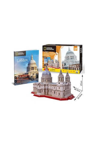 National Geographic 107 Parça 3d Puzzle Aziz Paul Katedrali.
