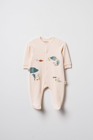 Bebek 2li Tulum Organik Pamuk , Bebek - Yenidoğan- Csy8208 Cream