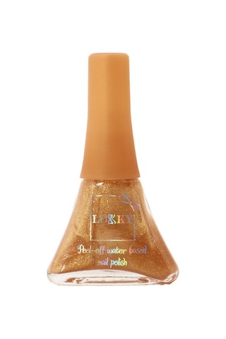 Lukky Soyulabilir Oje Işıltılı Metalik Altın