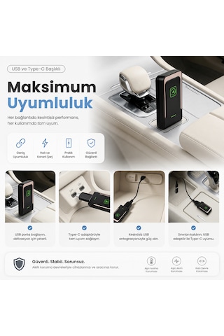 Kablosuz Car Play Adaptörü İos Ve Android Cihazlar Için, Wireless Carplay Çevirici Diğer