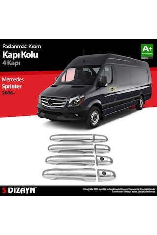 S-Dizayn Mercedes Sprinter W906 Krom Kapı Kolu  4 Kapı 2006 Üzeri