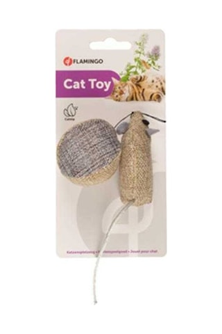 Flamingo Jungle Kedi ve Top Kedi Oyuncağı